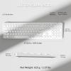 imageKeychron B5 Pro UltraSlim 24 GHz Bluetooth Keyboard Wireless 100 FullSize 548g Lightweight Launcher Support with 300 Hours Battery Life Compatible for Mac Windows Linux  Space GrayIvory White