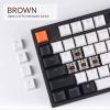 imageKeychron C1 87 Key TKL Wired Mechanical Keyboard for Mac Windows 80 Layout Gateron Brown Switch White LED Backlit DoubleShot ABS Keycaps USBC Gaming Keyboard for GamerTypistsOfficeBrown Switch