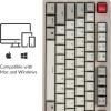 imageKeychron C1 Hotswappable Wired Mechanical Keyboard for Mac Layout Keychron Mechanical Brown SwitchUSB TypeC CableDoubleShot ABS Keycaps Tenkeyless 87 Keys Computer Keyboard for Windows PC
