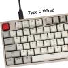 imageKeychron C1 Hotswappable Wired Mechanical Keyboard for Mac Layout Keychron Mechanical Brown SwitchUSB TypeC CableDoubleShot ABS Keycaps Tenkeyless 87 Keys Computer Keyboard for Windows PC