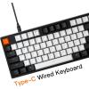 imageKeychron C2 104 Keys Full Size Wired Mechanical Keyboard for Mac Windows Hotswappable Gateron Brown Switch RGB LED Backlit DoubleShot ABS Keycaps USBC Gaming Keyboard for GamerTypistsOfficeGateron Brown Switch