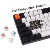 imageKeychron C2 104 Keys Full Size Wired Mechanical Keyboard for Mac Windows Hotswappable Gateron Brown Switch RGB LED Backlit DoubleShot ABS Keycaps USBC Gaming Keyboard for GamerTypistsOfficeGateron Brown Switch