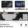 imageKeychron C2 Full Size 104 Keys USB TypeC Wired Mechanical Gaming Keyboard for Mac Layout Gateron G Pro Brown SwitchRGB BacklightDoubleShot ABS keycaps Computer Keyboard for Windows Laptop PCGateron G Pro Red Switch