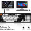 imageKeychron C2 Full Size 104 Keys Wired Mechanical Gaming Keyboard for Mac Layout Gateron G Pro Brown SwitchWhite LED BacklightDouble Shot ABS KeycapsUSB C Computer Keyboard for Windows LaptopGateron G Pro mechanical Brown Switch