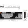 imageKeychron C2 Full Size Wired Mechanical Keyboard for Mac Hotswappable Gateron G Pro Brown Switch RGB Backlight 104 Keys ABS keycaps Gaming Keyboard for Windows USBC TypeC Braid CableHotswap Gateron G Pro Brown Switch