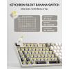 imageKeychron C2 Pro Wired Mechanical Keyboard with 8K Hz Polling Rate Full Size Custom RGB Backlit HotSwappable NonShine Through PBT Keycaps Compatible with Mac Windows LinuxSilent Banana Switch