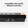 imageKeychron C2 Pro Wired QMKVIA Mechanical Keyboard Full Size Layout Custom Programmable Macro RGB Backlit with Keychron K Pro Brown Switch OEM Profile DoubleShot PBT Keycaps for Mac Windows LinuxKeychron K Pro Red Switch