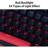 imageKeychron C3 Pro QMKVIA Custom Gaming Keyboard Programmable 87 Keys Compact TKL Layout Gasket Mount Red LED Backlight Wired Mechanical Keyboard with Brown Switches for MacWindowsLinuxBrown Switch