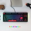 imageKeychron C3 Pro QMKVIA Custom Mechanical Keyboard Hot Swappable Programmable 87 Keys Compact TKL Layout Gasket Mount RGB Backlight Wired Gaming Keyboard with Red Switches for MacWindowsLinuxHotswappable Brown Switch