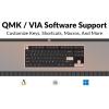 imageKeychron C3 Pro QMKVIA Custom Mechanical Keyboard Hot Swappable Programmable 87 Keys Compact TKL Layout Gasket Mount RGB Backlight Wired Gaming Keyboard with Red Switches for MacWindowsLinuxHotswappable Brown Switch