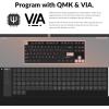 imageKeychron K1 Pro TKL Layout UltraSlim QMKVIA Custom Bluetooth WirelessUSB Wired Mechanical Keyboard with HotSwappable LowProfile Gateron Brown Switch RGB Backlit PBT Keycaps for Mac Windows LinuxHotswappable Brown Switch