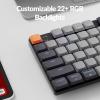 imageKeychron K1 Version 6 Low Profile Wireless Mechanical Keyboard TKL Bluetooth 52Wired QMK Programmable Keys RGB Backlit with HotSwappable Low Profile Keychron Red Switch for Mac Windows LinuxHotswap Keychron LowProfile Brown Switch