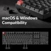 imageKeychron K10 Full Size 104 Keys Bluetooth Wireless Mechanical Gaming Keyboard for Mac Windows K Pro Brown Switch MultitaskingWhite LED BacklightUSB C Wired Computer KeyboardKeychron Super Red Switch
