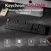 imageKeychron K10 Full Size 104 Keys Bluetooth Wireless Mechanical Gaming Keyboard for Mac Windows K Pro Brown Switch MultitaskingWhite LED BacklightUSB C Wired Computer KeyboardKeychron Super Red Switch