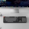 imageKeychron K10 Full Size 104 Keys Bluetooth Wireless Mechanical Gaming Keyboard for Mac Windows K Pro Brown Switch MultitaskingWhite LED BacklightUSB C Wired Computer KeyboardKeychron Silent K Pro Red Switch