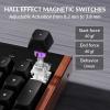 imageKeychron K10 HE Hall Effect Keyboard Wireless Magnetic Switch Hot Swappable Adjustable Actuation Rapid Trigger Mode with Aluminum  Wood Frame FullSize Custom RGB for Mac Windows Linux  BlackBlack