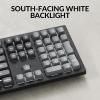 imageKeychron K10 Max Wireless Custom Mechanical Keyboard 100 Layout QMK 24 GHz Bluetooth Wired White Backlit PBT Keycaps 108 Keys Compatible with Mac Windows LinuxWhite Backlight Keychron Super Red Switch