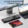 imageKeychron K10 Max Wireless Custom Mechanical Keyboard QMK 24 GHz Bluetooth FullSize with Hotswappable Keychron Super Brown Switch Compatible with Mac Windows Linux RGB BacklitHotswap Keychron Super Brown Switch
