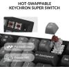 imageKeychron K10 Max Wireless Custom Mechanical Keyboard QMK 24 GHz Bluetooth FullSize with Hotswappable Keychron Super Brown Switch Compatible with Mac Windows Linux RGB BacklitHotswap Keychron Super Brown Switch