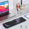 imageKeychron K10 Pro Wireless Custom Mechanical Keyboard FullSize QMKVIA Programmable BluetoothWired White Backlight with Hotswappable Keychron K Pro Red Switch Compatible with Mac Windows LinuxHotswap Keychron K Pro Silent Red Switch