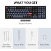 imageKeychron K10 Pro Wireless Custom Mechanical Keyboard QMKVIA Programmable FullSize BluetoothWired RGB Backlight with Hotswappable Keychron K Pro Brown Switch Compatible with Mac Windows LinuxHotswap Keychron K Pro Brown Switch