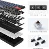 imageKeychron K12 Pro Custom WirelessWired Mechanical Keyboard QMKVIA Programmable Macro with HotSwappable K Pro Red Switch 60 Compact Layout RGB Backlit Compatible with Mac Windows LinuxKeychron K Pro Brown Switch