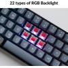 imageKeychron K12 Pro Custom WirelessWired Mechanical Keyboard QMKVIA Programmable Macro with HotSwappable K Pro Red Switch 60 Compact Layout RGB Backlit Compatible with Mac Windows LinuxKeychron K Pro Red Switch