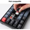 imageKeychron K12 Pro QMKVIA Wireless Mechanical Keyboard Custom Programmable Macro with HotSwappable Keychron K Pro Brown Switch 60 Compact Layout RGB Backlit Aluminum Frame for Mac Windows LinuxKeychron K Pro Red Switch