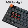 imageKeychron K13 Max LowProfile Wireless RGB Mechanical Keyboard Bluetooth24 GHzWired QMKVIA Programmable TKL Keyboard with Number Pad Compatible with Mac Windows LinuxLowProfile Gateron Red Switch