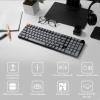 imageKeychron K17 Max 96 Layout QMKLauncher UltraSlim WirelessTypeC Wired Mechanical Keyboard with RGB Backlit HotSwappable LowProfile Gateron Mechanical Red Switch Compatible with Mac WindowsBrown Switch