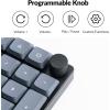 imageKeychron K17 Pro LowProfile QMKVIA Custom Wireless Mechanical Keyboard with Numpad Programmable Knob BluetoothWired RGB Backlight Compatible with Mac Windows LinuxLowProfile Gateron Brown Switch