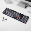 imageKeychron K17 Pro LowProfile QMKVIA Custom Wireless Mechanical Keyboard with Numpad Programmable Knob BluetoothWired RGB Backlight Compatible with Mac Windows LinuxLowProfile Gateron Brown Switch