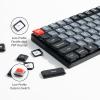 imageKeychron K17 Pro QMKVIA LowProfile Custom Wireless Mechanical Keyboard 96 Layout Programmable Knob BluetoothWired White Backlight Compatible with Mac Windows LinuxLowProfile Gateron Red Switch