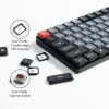 imageKeychron K17 Pro QMKVIA LowProfile Custom Wireless Mechanical Keyboard 96 Layout Programmable Knob BluetoothWired White Backlight Compatible with Mac Windows LinuxLowProfile Gateron Brown Switch