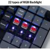 imageKeychron K17 Pro WirelessWired Custom Mechanical Keyboard UltraSlim 96 Layout QMKVIA Programmable Knob RGB Backlight with HotSwappable LowProfile Gateron Red Switch for Mac Windows LinuxLowProfile Gateron Red Switch