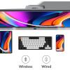 imageKeychron K2 75 Layout 84 Keys Hotswappable Bluetooth WirelessUSB Wired Mechanical Keyboard with Gateron G Pro Brown SwitchDoubleShot KeycapsRGB BacklightAluminum Frame for Mac Windows Version 2Hotswap Gateron G Pro Brown Switch