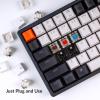 imageKeychron K2 75 Layout 84 Keys Hotswappable Bluetooth WirelessUSB Wired Mechanical Keyboard with Gateron G Pro Brown SwitchDoubleShot KeycapsRGB BacklightAluminum Frame for Mac Windows Version 2Hotswap Gateron G Pro Brown Switch