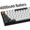 imageKeychron K2 75 Layout 84 Keys Hotswappable Bluetooth WirelessUSB Wired Mechanical Keyboard with Gateron G Pro Brown SwitchDoubleShot KeycapsRGB BacklightAluminum Frame for Mac Windows Version 2Hotswap Gateron G Pro Red Switch