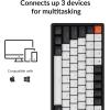 imageKeychron K2 75 Layout 84 Keys Hotswappable Bluetooth WirelessUSB Wired Mechanical Keyboard with Gateron G Pro Brown SwitchDoubleShot KeycapsRGB BacklightAluminum Frame for Mac Windows Version 2Hotswap Gateron G Pro Brown Switch