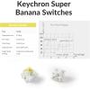 imageKeychron K2 75 Layout Bluetooth Wireless Mechanical Keyboard K Pro Brown SwitchWhite LED BacklitUSB CAnti GhostingNKey Rollover 84 Keys Gaming Keyboard for Mac WindowsVersion 2Keychron Super Banana Switch