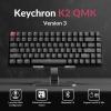 imageKeychron K2 75 Layout Bluetooth Wireless Mechanical Keyboard K Pro Brown SwitchWhite LED BacklitUSB CAnti GhostingNKey Rollover 84 Keys Gaming Keyboard for Mac WindowsVersion 2Keychron Super Banana Switch