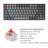 imageKeychron K2 75 Layout Bluetooth Wireless Mechanical Keyboard K Pro Brown SwitchWhite LED BacklitUSB CAnti GhostingNKey Rollover 84 Keys Gaming Keyboard for Mac WindowsVersion 2Red Switch