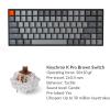 imageKeychron K2 75 Layout Bluetooth Wireless Mechanical Keyboard K Pro Brown SwitchWhite LED BacklitUSB CAnti GhostingNKey Rollover 84 Keys Gaming Keyboard for Mac WindowsVersion 2Brown Switch