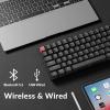 imageKeychron K2 75 Layout Bluetooth Wireless Mechanical Keyboard K Pro Brown SwitchWhite LED BacklitUSB CAnti GhostingNKey Rollover 84 Keys Gaming Keyboard for Mac WindowsVersion 2Keychron Super Banana Switch