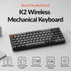 imageKeychron K2 75 Layout Bluetooth Wireless Mechanical Keyboard K Pro Brown SwitchWhite LED BacklitUSB CAnti GhostingNKey Rollover 84 Keys Gaming Keyboard for Mac WindowsVersion 2Keychron Silent K Pro Red Switch