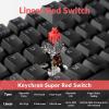 imageKeychron K2 75 Layout RGB Bluetooth Wireless Mechanical Keyboard with Gateron G Pro Brown SwitchAnti GhostingNKey Rollover Compact 84 Keys USB Wired Gaming Keyboard for Mac WindowsVersion 2Keychron Super Red Switch