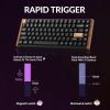 imageKeychron K2 HE Rapid Trigger Wireless Custom Mechanical Keyboard with Hall Effect Gateron DoubleRail Magnetic Switch QMK 24 GHz Bluetooth 52 RGB Compatible with Mac Windows Linux Aluminum  WoodGateron DoubleRail Magnetic Switch  Black