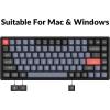 imageKeychron K2 Pro Wireless ampamp Wired RGB Custom Mechanical Keyboard with Hotswappable K Pro Red Switch QMKVIA Programmable Macro 75 Layout Aluminum Frame Keyboard for Mac Windows LinuxK Pro Brown Switch