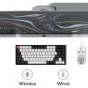 imageKeychron K2 Wireless BluetoothUSB Wired Gaming Mechanical Keyboard Hotswappable 75 Layout 84 Keys RGB LED Backlight Aluminum Frame for Mac Windows Gateron G Pro Red Switch Version 2Gateron Brown Switch