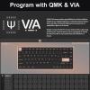 imageKeychron K3 Max 75 Layout QMKVIA Wireless Custom Mechanical Keyboard 24 GHzBluetoothWired 3Mode RGB Backlit Red Switch Aluminum Frame Gaming Keyboard for Mac WindowsRed Switch